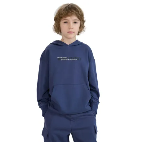 Chlapčenská mikina s kapucňou 4F JUNIOR SWEATSHIRT-JWSS25TSWSM1511-22S-GREY