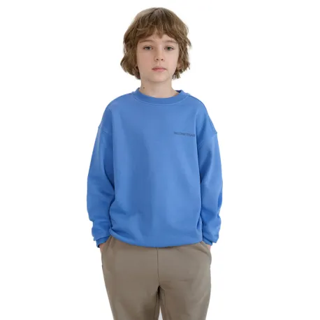Chlapčenská mikina 4F JUNIOR SWEATSHIRT-JWSS25TSWSM1713-34S-BLUE