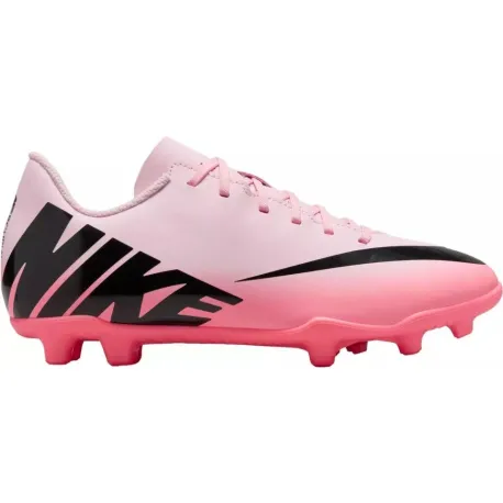 Chlapčenské futbalové kopačky outdoorové NIKE Mercurial Vapor 15 Club Jr FG MG pink