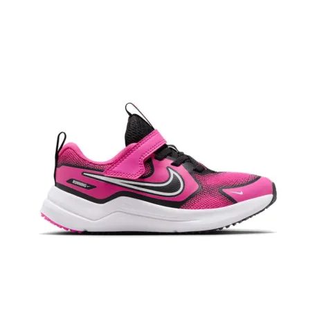 Dievčenská športová obuv (tréningová) NIKE Cosmic Runner K laser fuchsia white black