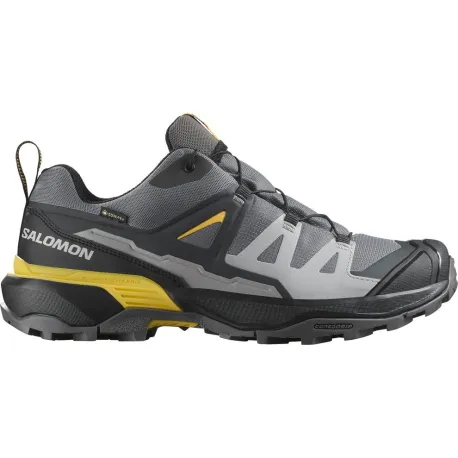 Pánska nízka turistická obuv SALOMON X Ultra 360 GTX M castlerock black spicy mustard