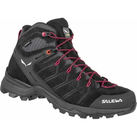 Dámska členková turistická obuv SALEWA Alp Mate Mid PTX W black out virtual pink