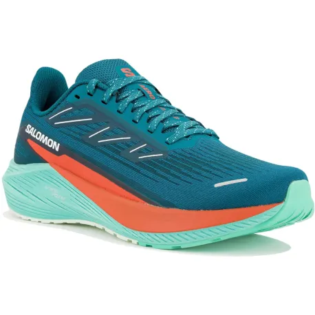 Pánska bežecká obuv SALOMON Aero Blaze 2 M deep lake cherry tomato electric green