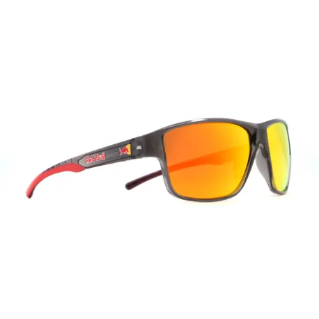 Slnečné okuliare RED BULL SPECT CHESS-03P, shiny x´tal grey brown with red-orange mirror, CAT3