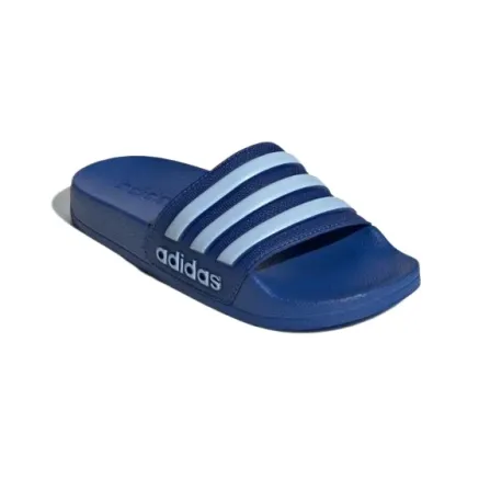 Chlapčenské šlapky (plážová obuv) ADIDAS Adilette Shower Jr royal blue glow blue royal blue