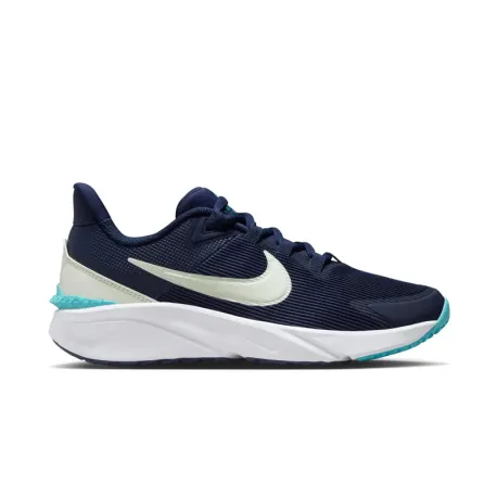 Chlapčenská športová obuv (tréningová) NIKE Star Runner 4 Jr midnight navy volt tint dusty cactus