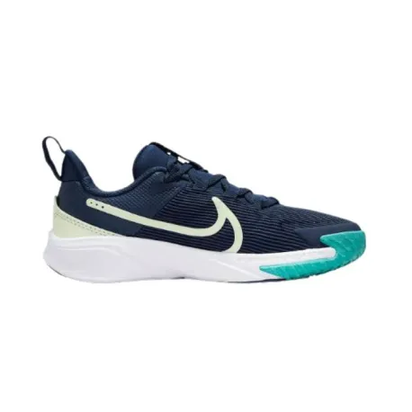 Chlapčenská športová obuv (tréningová) NIKE Star Runner 4 K midnight navy volt tint dusty cactus