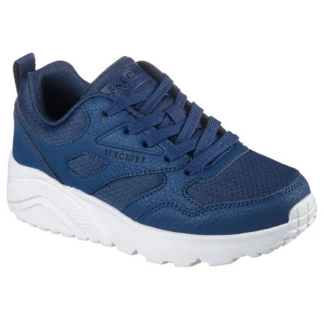 Chlapčenská rekreačná obuv SKECHERS Uno Lite Jr navy white