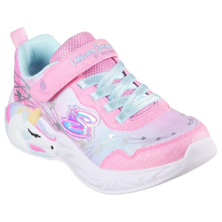 Dievčenská rekreačná obuv SKECHERS S Lights Unicorn Wishful Magic K pink turquoise