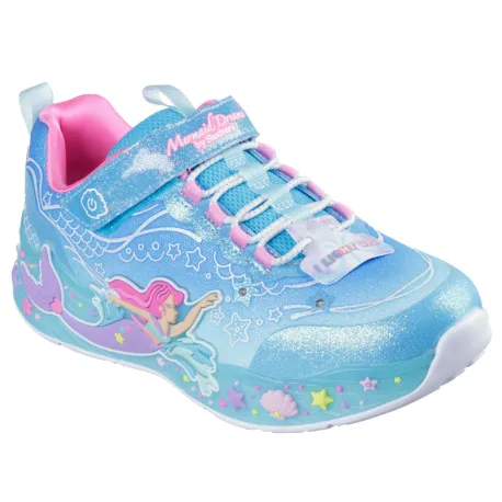 Dievčenská rekreačná obuv SKECHERS S Lights Mermaid Dreams K blue