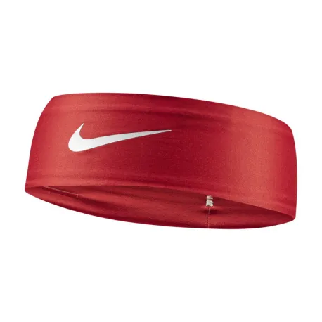 Čelenka NIKE DRI-FIT FURY CLASSIC HEADBAND UNIVERSITY RED WHITE WHITE