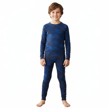 Chlapčenské termoprádlo vrchný a spodný diel 4F JUNIOR SEAMLESS UNDERWEAR M249-4FJWAW25USEAM249-91A-MULTICOLOUR 1 ALLOVER