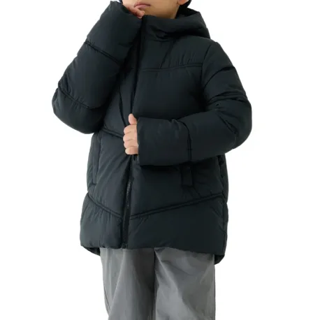 Chlapčenská bunda 4F JUNIOR DOWN JACKET M622-4FJWAW25TDJAM622-20S-DEEP BLACK