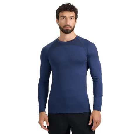 Pánske termo tričko s dlhým rukávom 4F SEAMLESS UNDERWEAR M237-WAW25USEAM237-31M-NAVY MELANGE