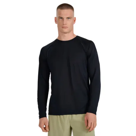 Pánske bežecké tričko s dlhým rukávom 4F LONGSLEEVE FNK M413-WAW25TFLOM413-20S-DEEP BLACK
