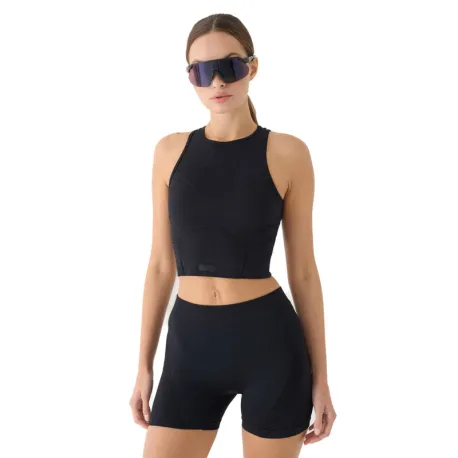 Dámske tréningové tielko 4F SLEEVELESS FNK F707-RAW24TFSLF707-20S-DEEP BLACK