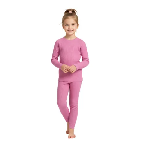Dievčenské termoprádlo vrchný a spodný diel 4F JUNIOR SEAMLESS UNDERWEAR F251-4FJWAW25USEAF251-55S-HOT PINK