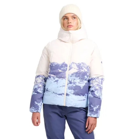Dámska lyžiarska bunda 4F TECHNICAL JACKET F0808-WAW25TTJAF0808-34A-LIGHT BLUE ALLOVER