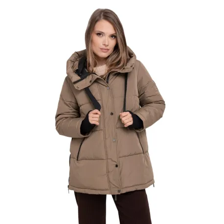 Dámska bunda VOLCANO J-BLIS-102-BEIGE