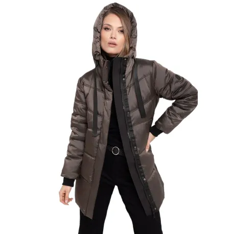 Dámska bunda VOLCANO J-KALI-500-BROWN