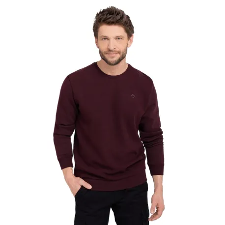 Pánska mikina VOLCANO B-KIV-403-BURGUNDY