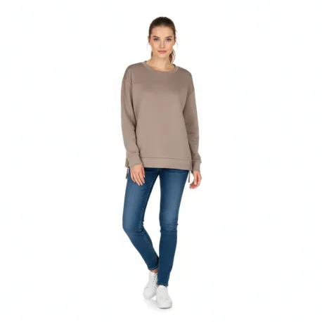 Dámska mikina VOLCANO B- SANI-102-BEIGE