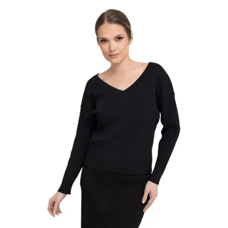 Dámsky sveter VOLCANO S-TIKA-700-BLACK