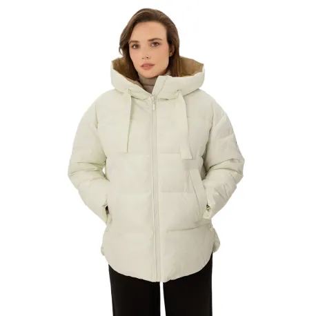 Dámska bunda VOLCANO J-LAVEO-101-CREAM