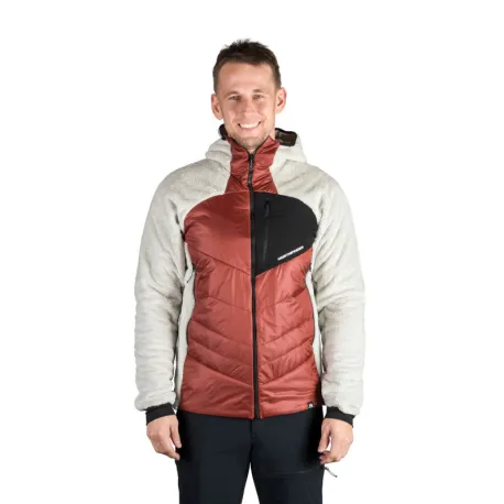 Pánska zateplená turistická mikina so zipsom NORTHFINDER EMERYTH-710multicolor
