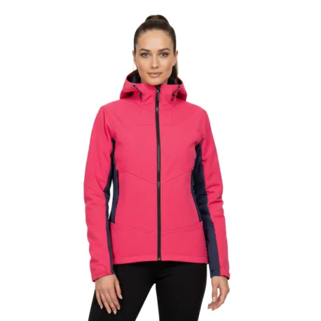 Dámska turistická softshellová bunda NORTHFINDER CHANDRA-276blackpink