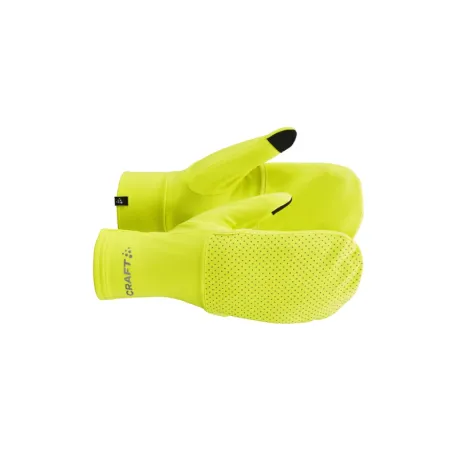 Bežecké rukavice CRAFT LUMEN FLEECE HYBRID GLOVE 2-851000-Yellow