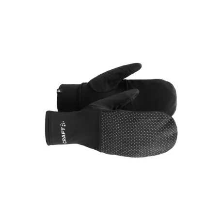 Bežecké rukavice CRAFT LUMEN FLEECE HYBRID GLOVE 2-999000-Black