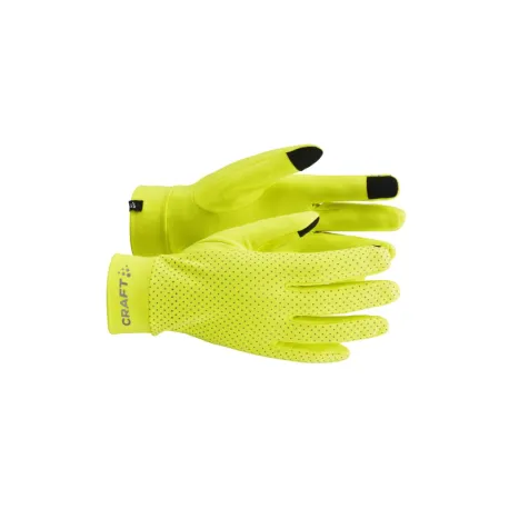Bežecké rukavice CRAFT LUMEN FLEECE GLOVE 2-851000-Yellow