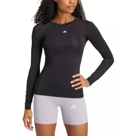 Dámske tréningové tričko s dlhým rukávom ADIDAS TF LS T BLACK