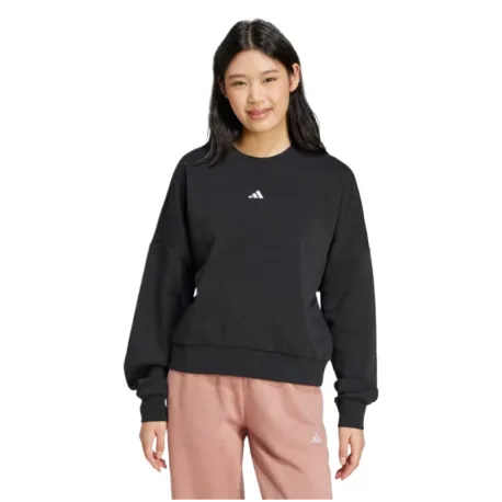 Dámska zateplená mikina ADIDAS W SL FC SWT BLACK WHITE