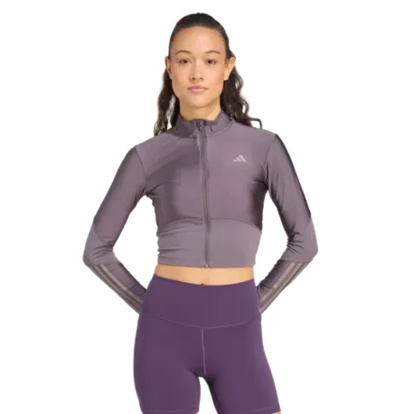 Dámska tréningová mikina so zipsom ADIDAS HYG SHN TRACK J GRESTR TAUOXI