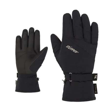 Dámske lyžiarske rukavice ZIENER Klaire-Z GTX + Gore plus warm -113038-12-Black