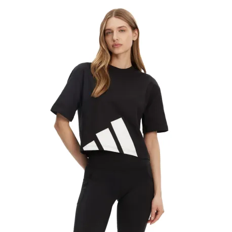 Dámske tričko s krátkym rukávom ADIDAS W BL SJ BF T BLACK WHITE