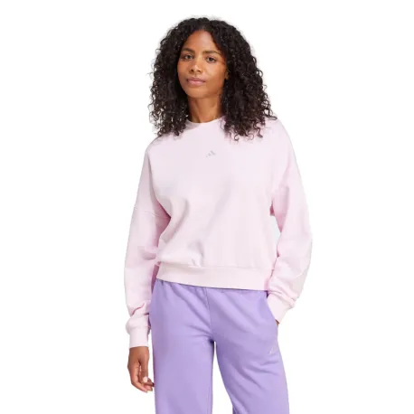 Dámska zateplená mikina ADIDAS W SL FC SWT CLPINK WHITE