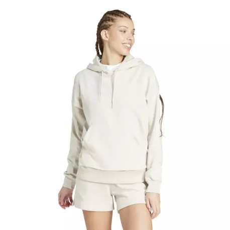 Dámska mikina s kapucňou ADIDAS W SL FT HD WONALU WHITE