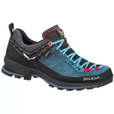 Dámska nízka turistická obuv SALEWA Mountain Trainer 2 GTX W dark denim fluo coral