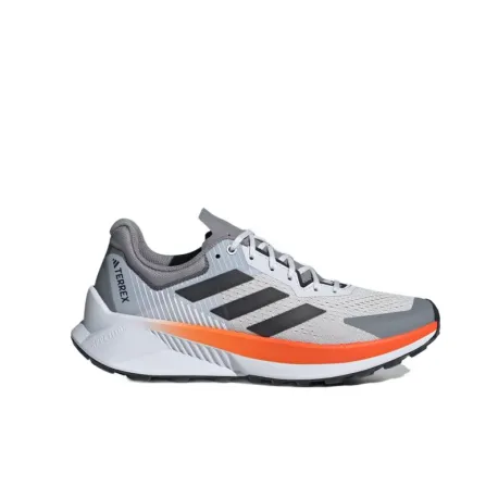 Pánska bežecká trailová obuv ADIDAS Terrex Soulstride Flow M dash grey carbon semi impact orange