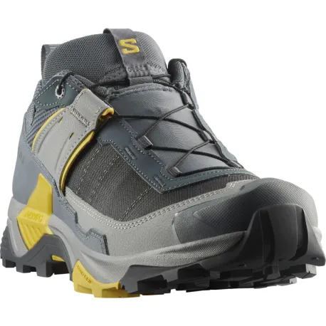 Pánska nízka turistická obuv SALOMON X Ultra 5 GTX M turbulence monument spicy mustard