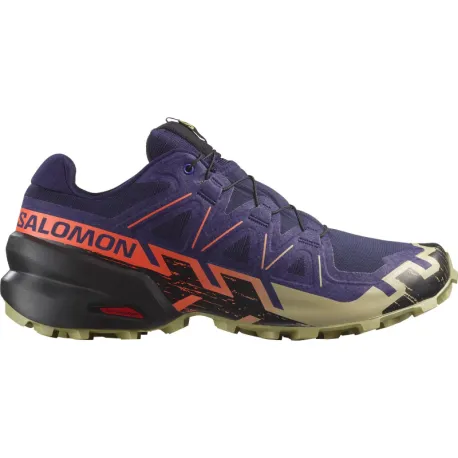 Pánska bežecká trailová obuv SALOMON Speedcross 6 M maritime blue black cherry