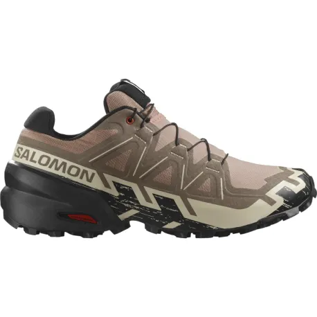 Pánska bežecká trailová obuv SALOMON Speedcross 6 M natural black almond milk