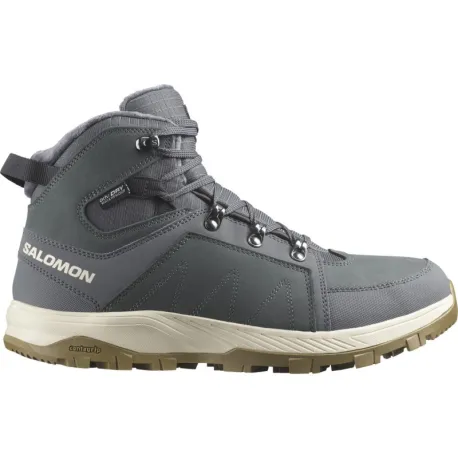 Pánske členkové zimné topánky SALOMON Outchill TS WP M turbulence rainy day dark navy