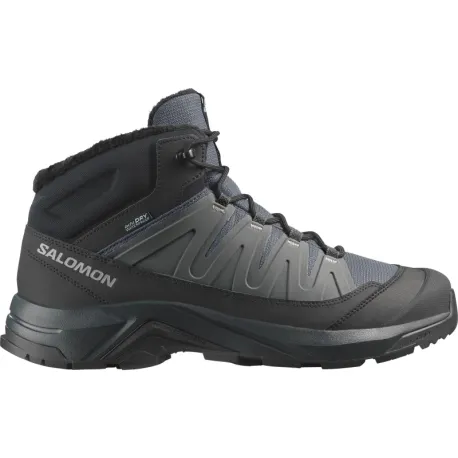 Pánske členkové zimné topánky SALOMON X-Adventure Coldrush WP M asphalt black alloy