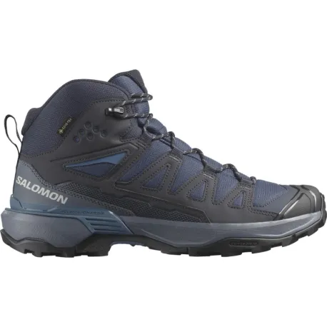 Pánska členková turistická obuv SALOMON X Ultra 360 Mid GTX M blue nights dark navy dark blue