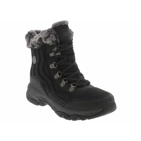 Dámske vysoké zimné topánky SKECHERS Trego Stormie WP W black black