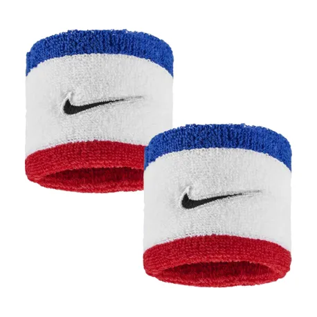 Potítka NIKE SWOOSH CLASSIC WRISTBANDS 2PK GAME ROYAL UNIVERSITY RED BLACK